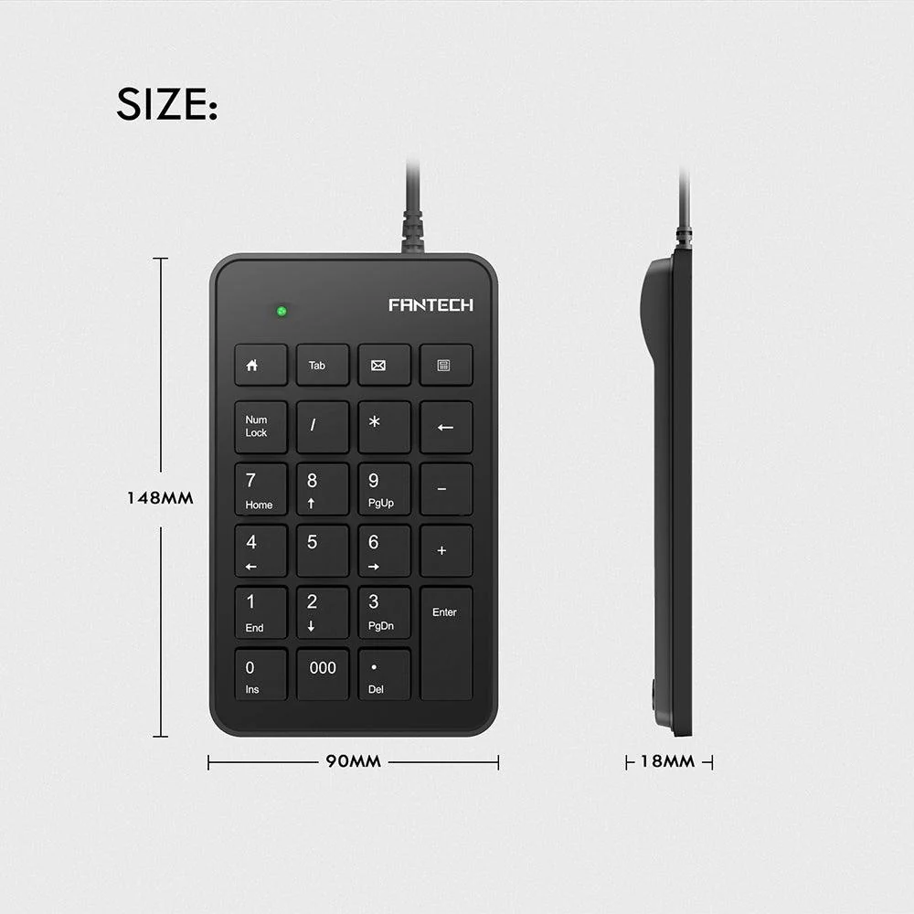 FANTECH FTK-801 USB NUMERIC KEYPAD FANTECH FTK-801 USB NUMERIC KEYPAD